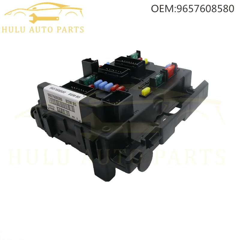 High Quality 9657608580 9657608780 Car Fuse Box Assembly New For Citroen C3 C5 C8 Xsara Peugeot 206 307 406 807 6500Y1 6500Y0