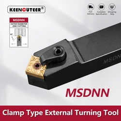 MSDNN1616 MSDNN2020 MSDNN2525 MSDNN3232 External Turning Tool MSDNN Lathe Bar Turning Holder CNC Cutting Tool Cutter Bar