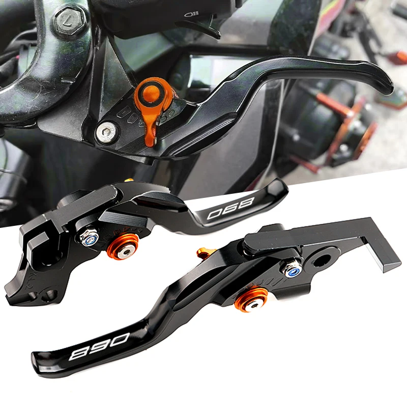 

2025 New Brake Clutch Lever Motorcycle CNC Adjustable Brake Clutch Levers Accessories For KTM 890 Adventure Adv 890Adv 2021-2025