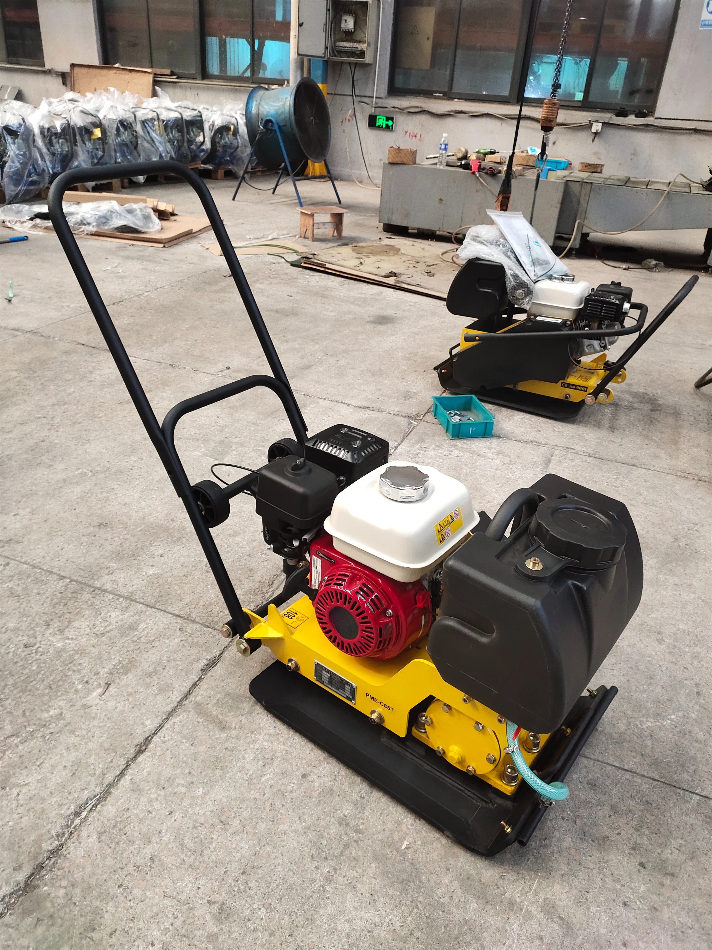Handheld Energy-driven Plate Compactor, High Efficiency Vibrating Power-driven For Soil Dirt Compaction And Road Construction