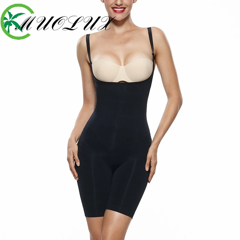 

MUOLUX One-piece Shapewear Women Full Body Shapers Seamless Bodysuit Shapewear Tummy Slimming Sheath Abdomen Reducing Corset