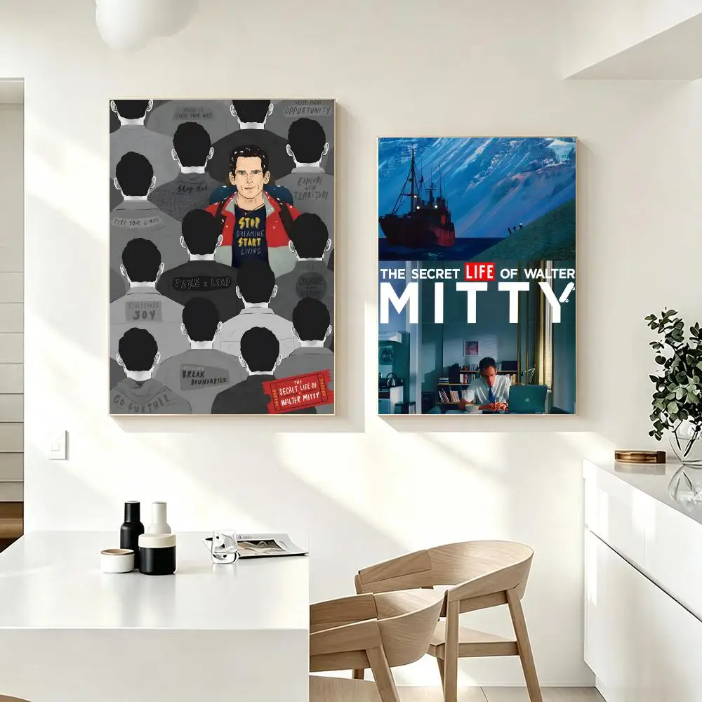 The Secret Life of Walter Mitty Poster Poster HD Printing Fresh Elegant Style Wall Art Home Decor For Living Room Bedroom Gift
