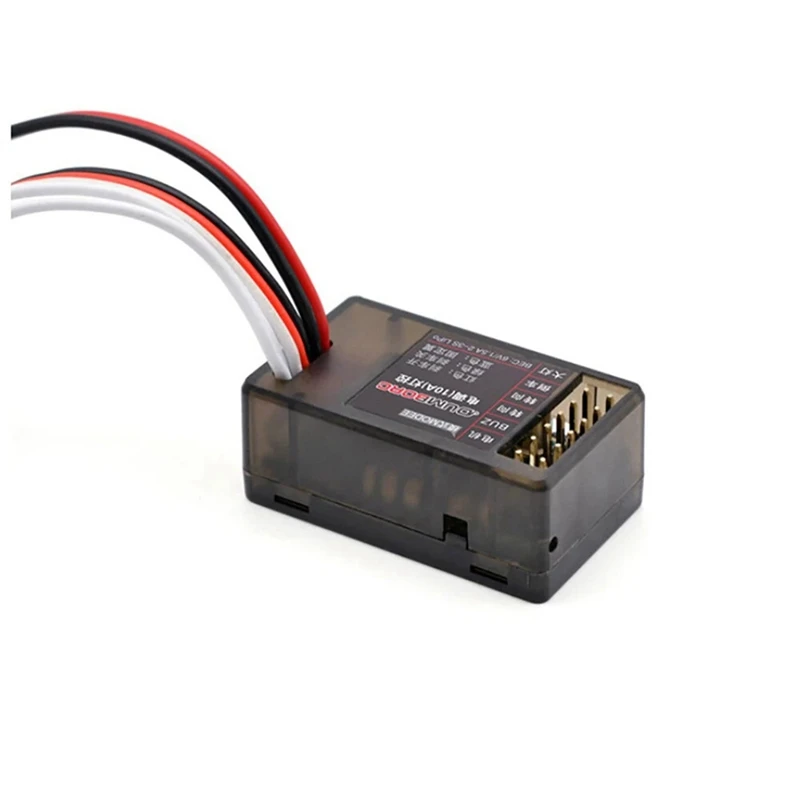 10A Brushed ESC 2S 3S 12V Dual Way Speed Controller Brake LED Control For RC Vehicle Car Boat Tank Accessories