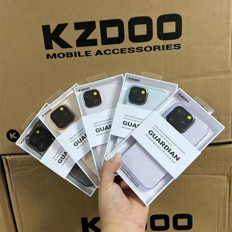 KDOO KZDOO Guardian TPU Crystal charge etui na telefon komórkowy do iPhone 15 15Pro 15Pro Max 14 14 Pro 14 Pro Max