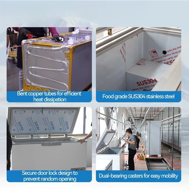 Best Seller Home Chiller-86℃ Single Door Ice Cream Sardine Drug Chest Deep Freezer Ultra-low Temperature Deep Sea Fish Freezer