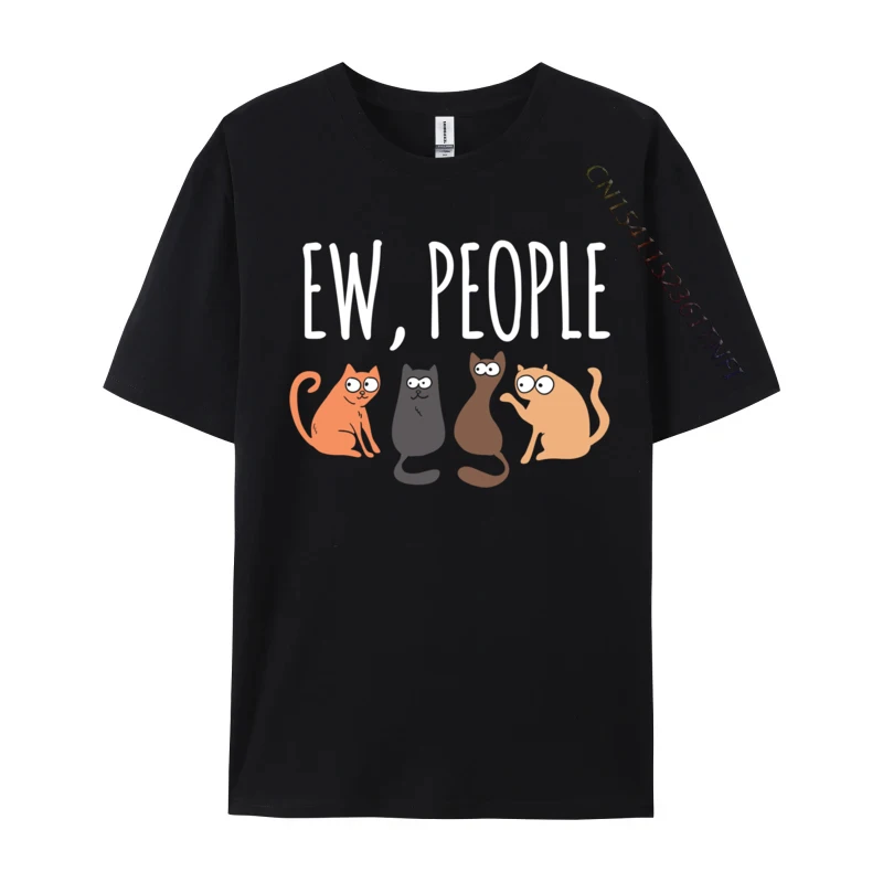 

Ew People Cat Custom Tops Shirts Loose Personalized Cotton Fabric Men Tshirts Birthday T Shirt Top Quality