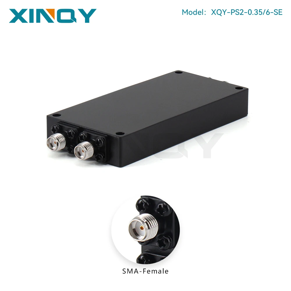 XINQY 0.35-6GHz 2-Way Power Divider 350-6000MHz 1-to-2 Combiner 2W SMA Microstrip Power Splitter High Isolation