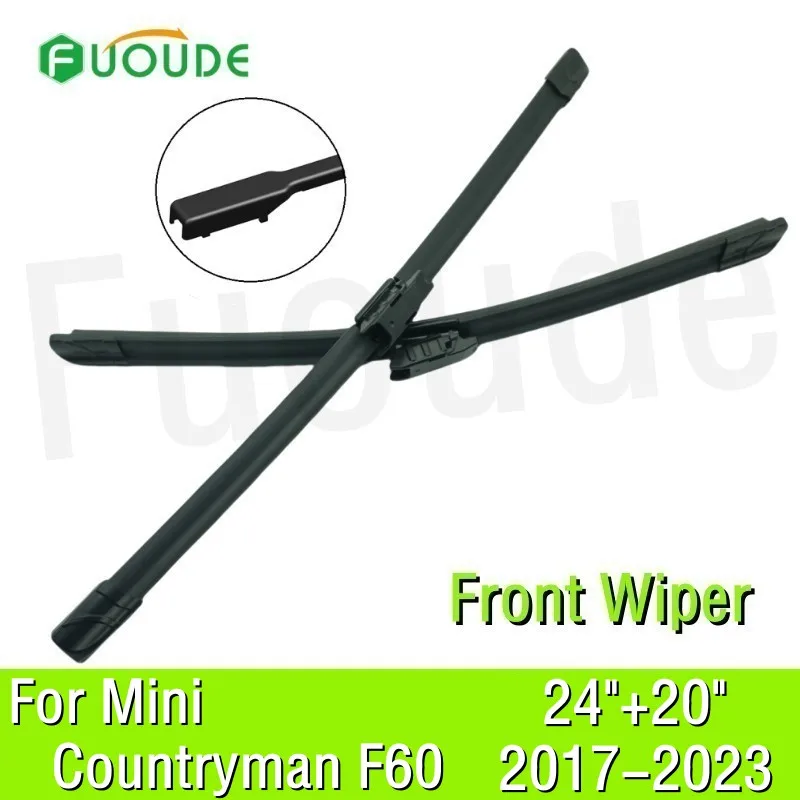 

Для Mini Countryman F60 щетка стеклоочистителя 24 "+ 20" лобовое стекло автомобиля резина 2017 2018 2019 2020 2021 2022 2023