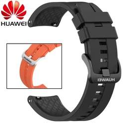 Bracelet de montre en Silicone avec Logo, 22mm, pour montre Huawei GT3 GT2 Watch 3 Pro