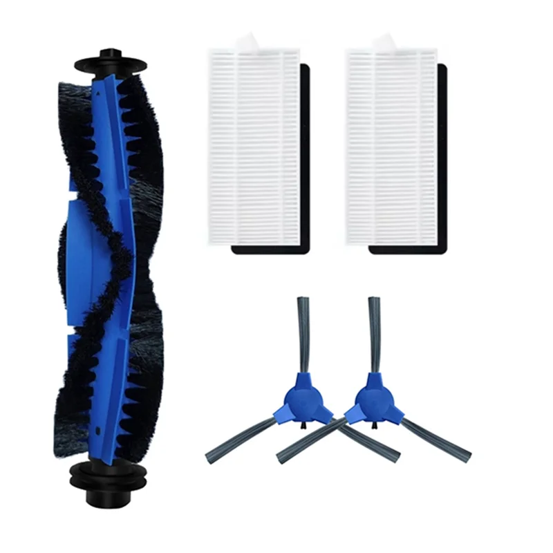 

B99A-5 Pcs Filter And Main Side Brush For Cecotec Conga 1090/1790 Titanium Ultra Cleaner Parts Replacement