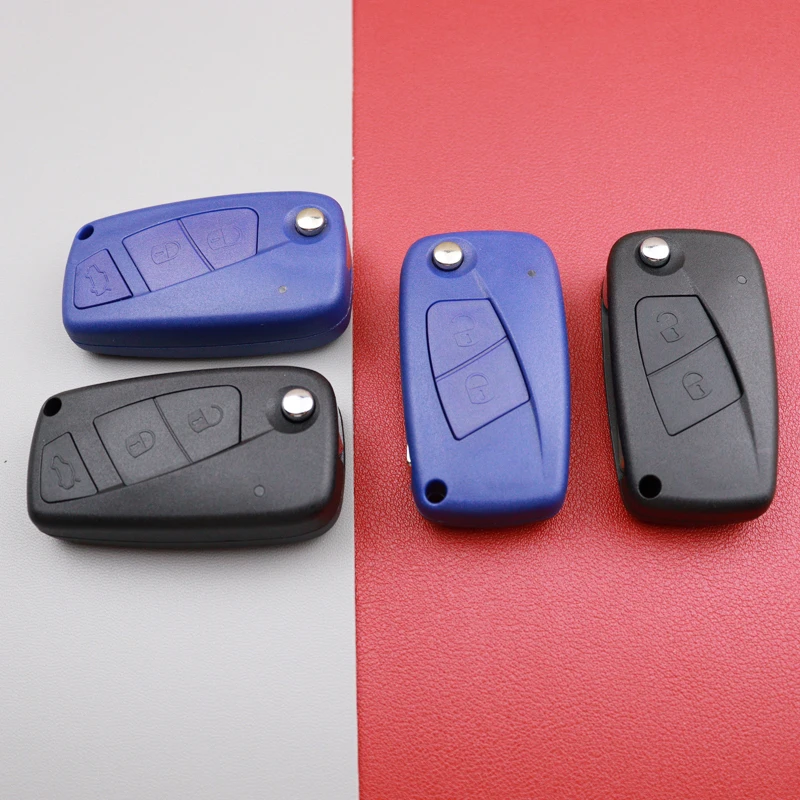 Carcasa para mando a distancia de coche de 2 y 3 botones para Fiat Ducato Iveco Daily para FIAT Iveco Punto Ducato Stilo Panda Idea Doblo Bravo