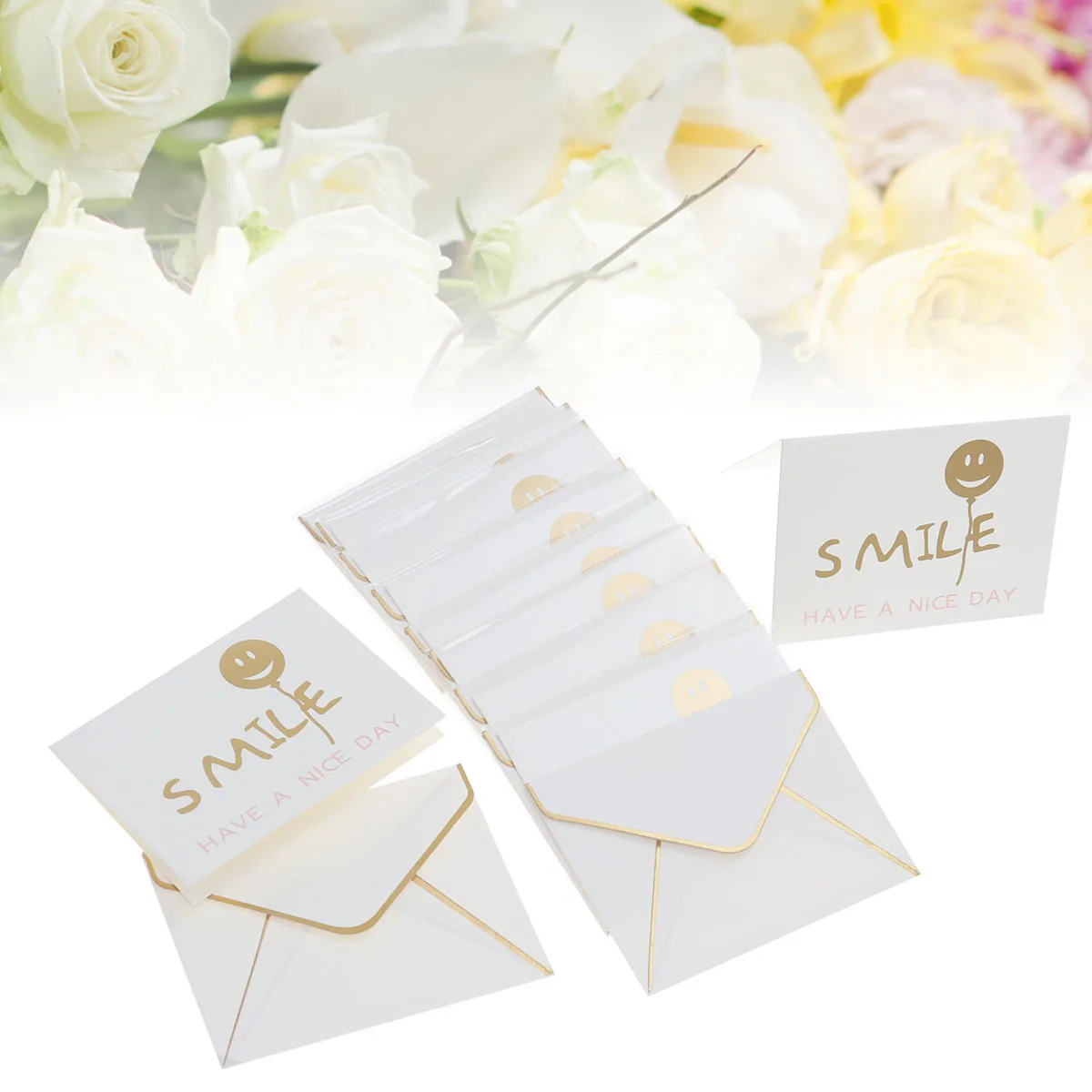 

10 Pcs Blessing Cards Blank with Envelopes Greeting Assortment Nice Words Blessings