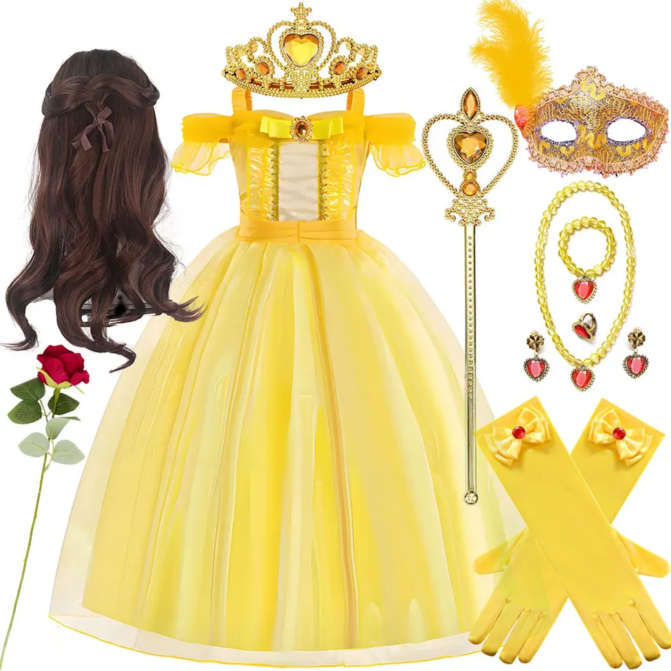 disney belle princess dress Belle Costume for Kids Beauty and the Beast
