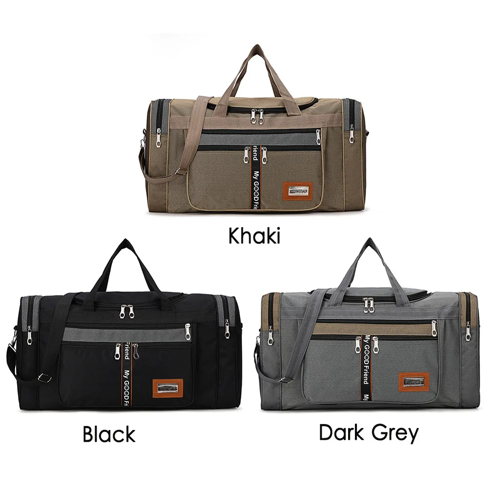 

Оксфордская сумка для фитнеса, большая вместительная сумка для фитнеса и тренировок, водонепроницаемая, многофункциональная, износостойкая, на молнии для путешествий, плавания