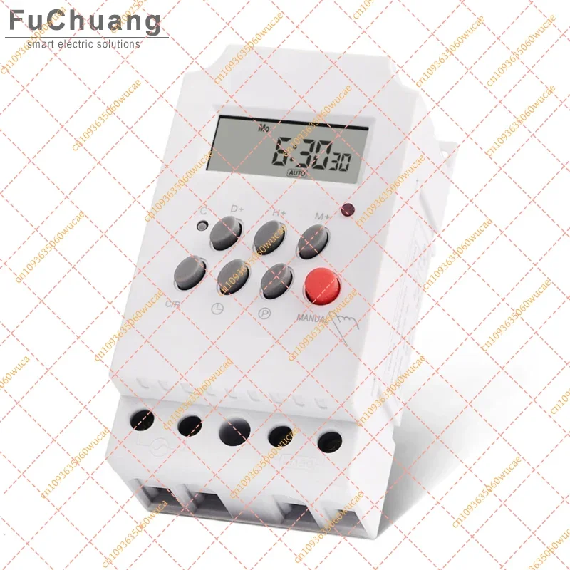 KG316T-II Microcomputer Time Switch, 12V/24V/110V/220V 30A Programmable Timer Relay