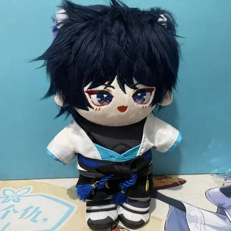 

Anime Genshin Impact Plush Toys 20cm Wanderer Skeleton Game Dolls Cotton Soft Stuffed Scaramouche Plushie Dress Up Children Gift