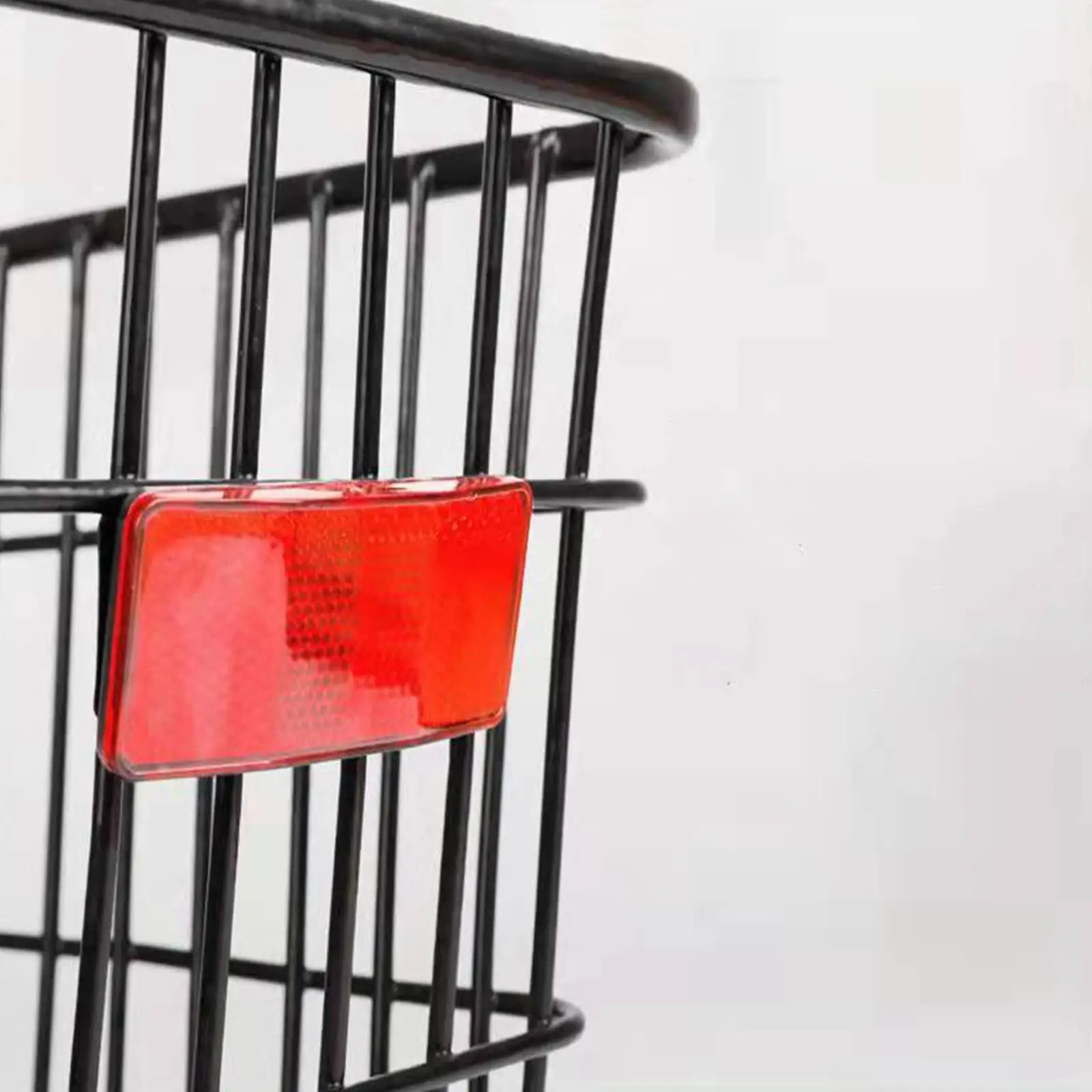 Bike Rear Basket Large Capacity Steel Holder Waterproof Organizer for Bicycle Riding Grocery Storage