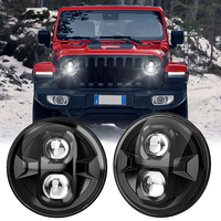 2023 Upgraded 1000% Bright Anti-glare 7 Inch Led Headlights Round For Jeep Wrangler JK JKU TJ LJ Chevy Ford GMC Mazda Mack VW