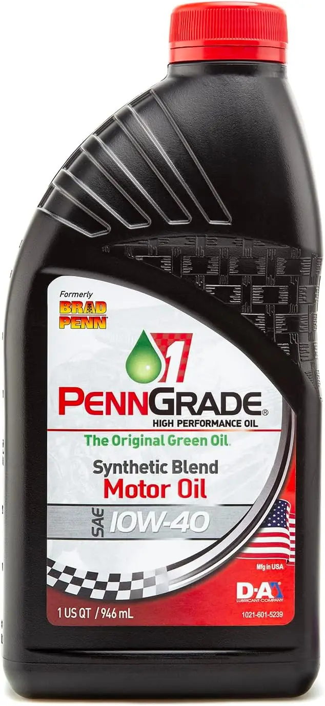 71446, Synthetic Blend High Performance Oil SAE 10W-40, 1 Quart (12 Pack)