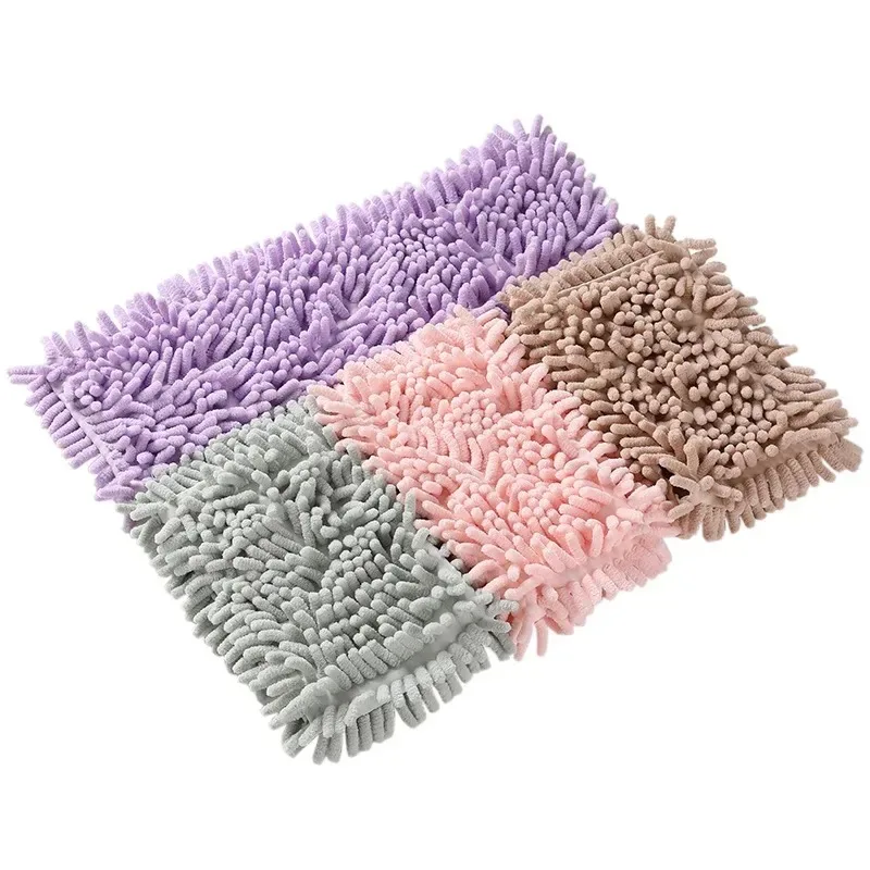 Chenille Mop Replacement Head for Wash Floor Cleaning Cloth Microfiber Self Wring Pads Rags for Xiaomi Carbon Towel Accessories