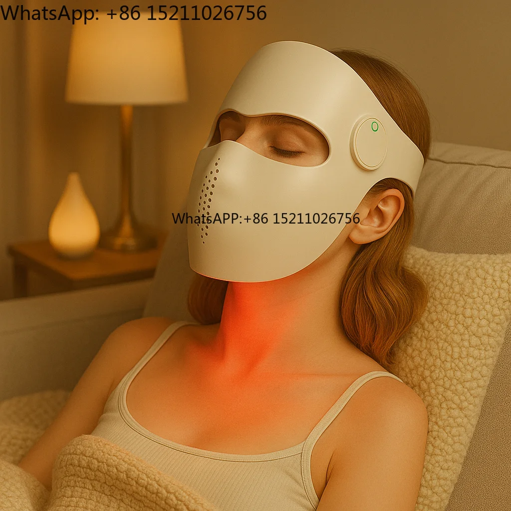 Wholesale Newest Design LED Face Mask Light Therapy High Intensity Infrared Beauty Device for - Care Spa Equipment