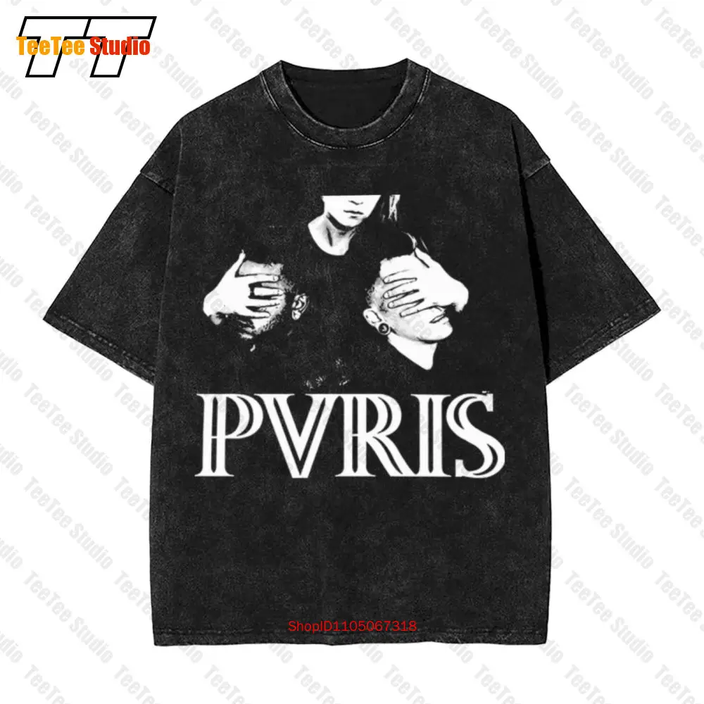 

Pvris Men'S Hands Slim Vintage Oversized T-Shirt KBXE