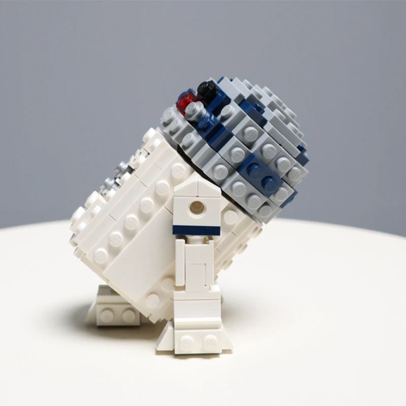 

225PCS MOC Star Battl R2D2 Astromech Droid Robot DIY Model Building Blocks Intelligent Assembly Toys Gift for Sci-Fi Fans