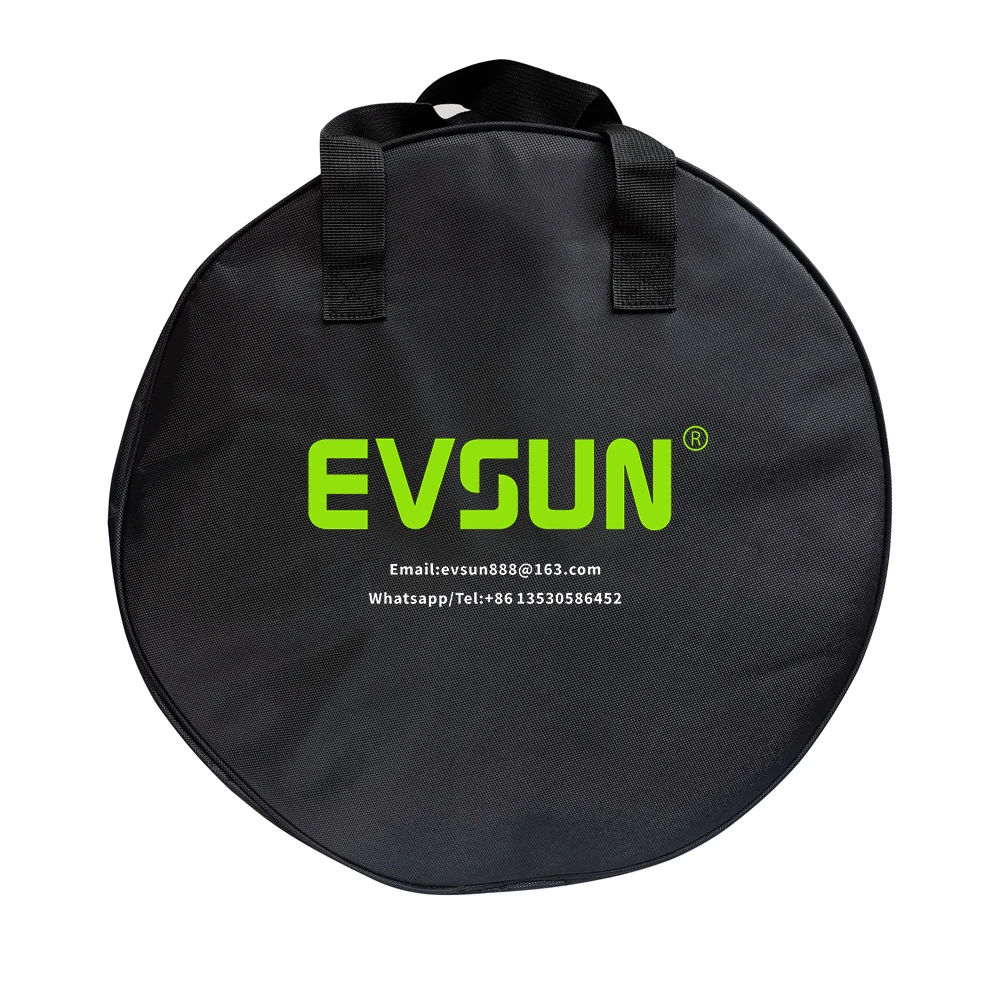 EVSUN-bolsa de carga EV para Cable de carga Tipo 2 J1772 cargador portátil EVSE, bolsa de almacenamiento ignífuga impermeable, bolsa de transporte