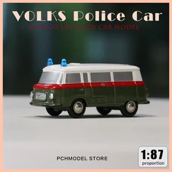 Schuco 1:87 V-wagen Transporter German Police Car Simulated Alloy Car Model