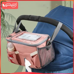 Baby stroller hanging bag storage bag/multifunctional large capacity storage bag