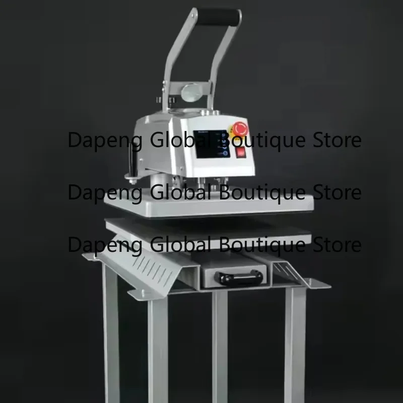 Touch Screen Swing Away Thermal Transfer Press 15x15 16x20CM Plate Garment Pattern Hot Stamping Equipment