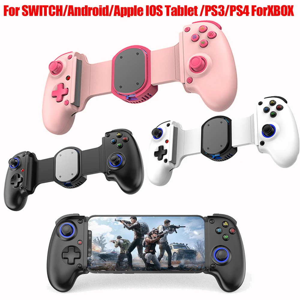 Hot BSP D10 D10S Stretching Cooling Game Controller For SWITCH/Android/Apple IOS Tablet /PS3/PS4 ForXBOX Gamepad Streaming