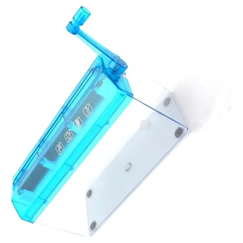 Classic-Manual Paper Shredder, Mini Hand-Cranked Paper Shredder