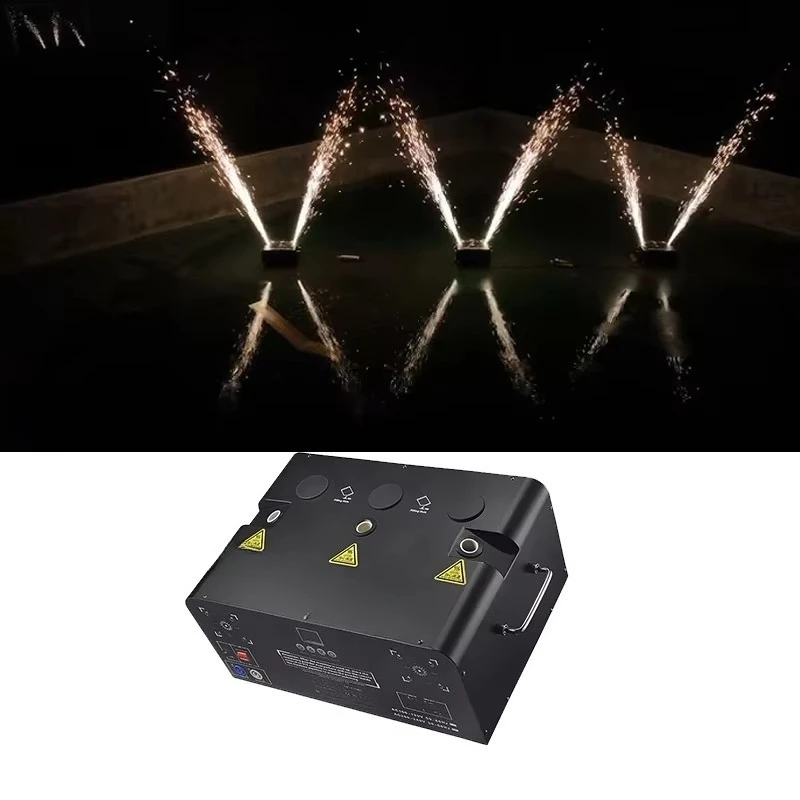 New 3-head cold spark machine 2-5 meters electronic remote control cold smoke machine