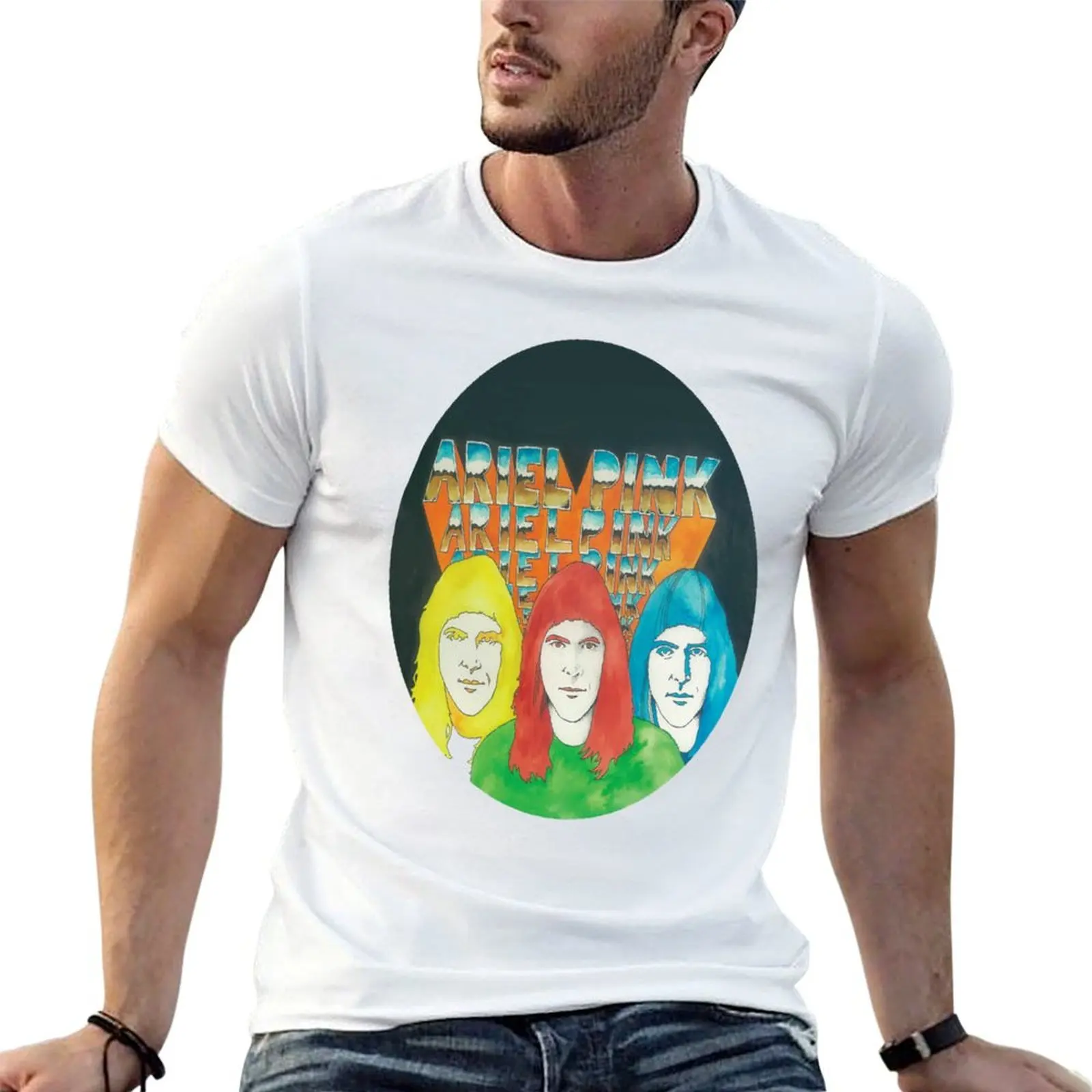 Ariel Pink T-Shirt High Elasticity Sports T-Shirt