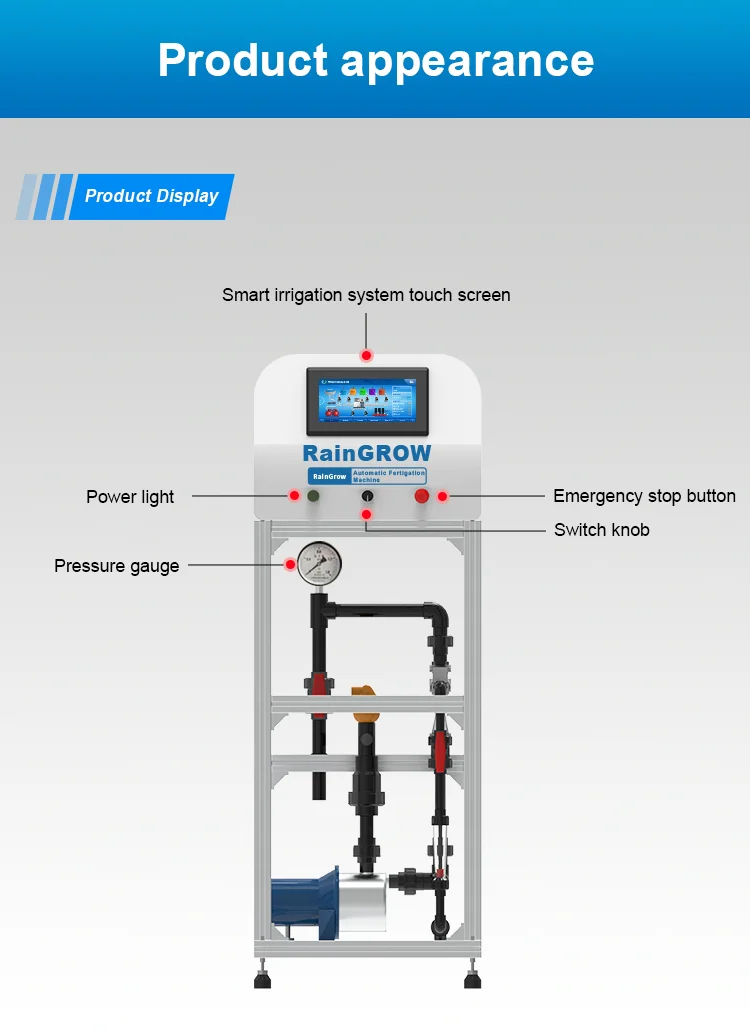 Yatun Smart IoT Fertigation System With Metal Pump And Remote Auto Control For Greenhouse Crop Production