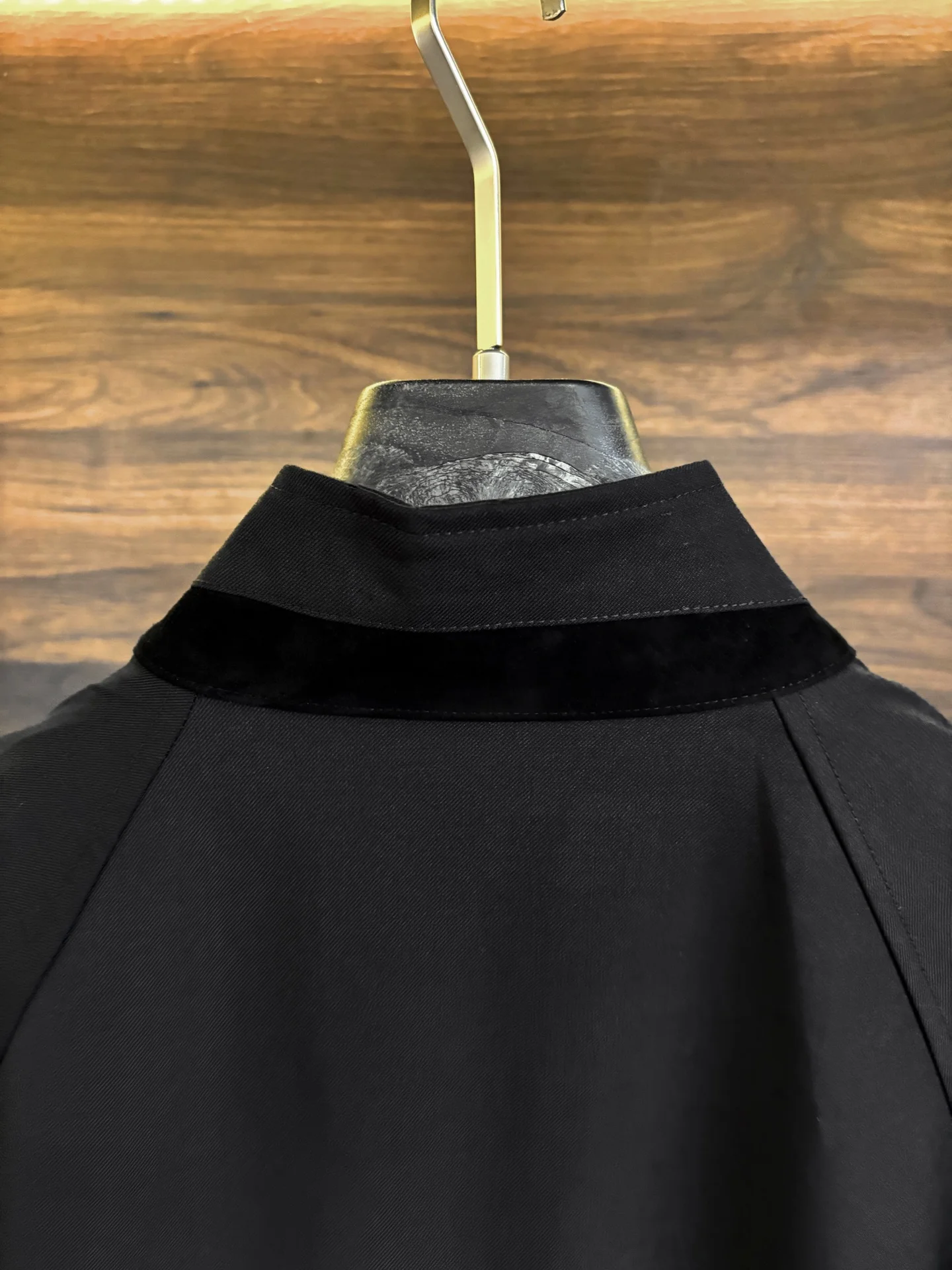 

European and American Italian LP old money style light luxury 25 autumn and winter stand-up collar casual 100% wool jacket