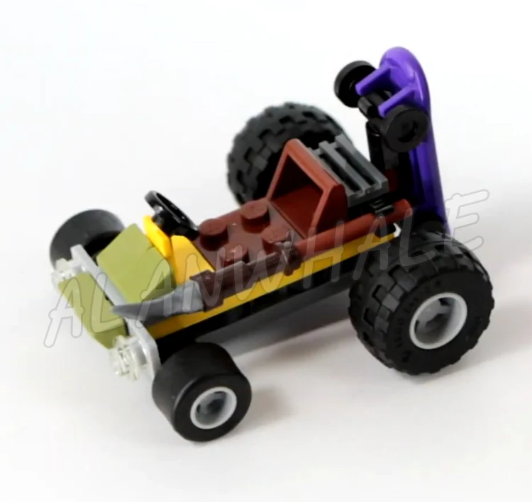 404pcs Shinobi Turtle Robot Rampage Massive Mech Suit Capture Claw Go-kart Glider 10209 Building Block Toy Compatible With Model