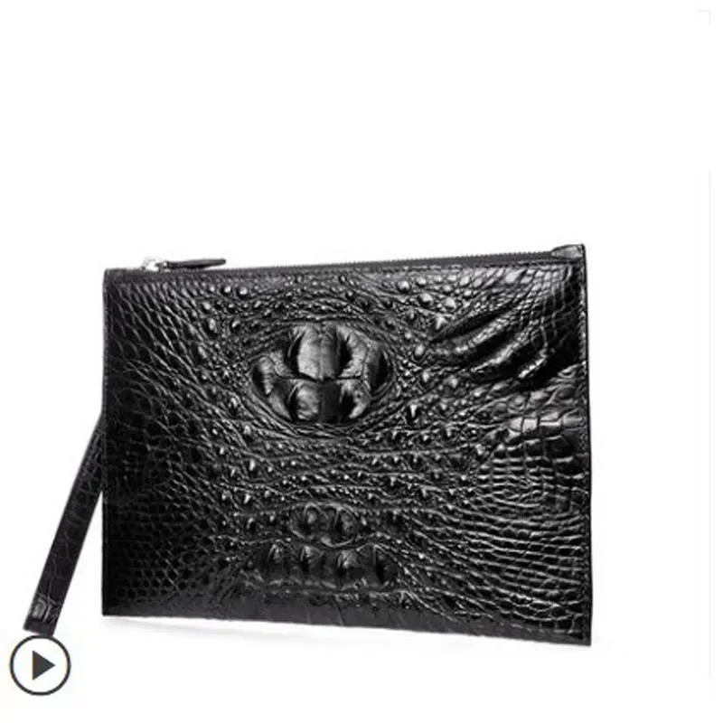 

ouluoer crocodile bag men envelope personality male Thin men hand leisure fashion handbags tide Men clutch