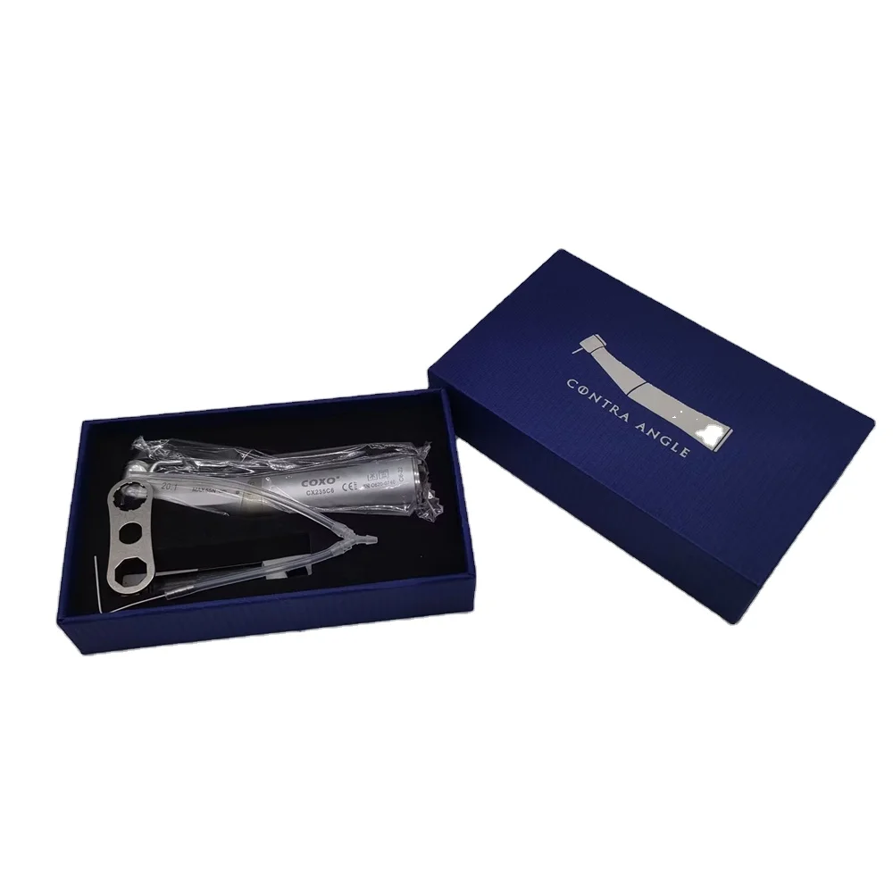 Dental Geared Angle Handpiece with LED Light for Dental Implant Machine