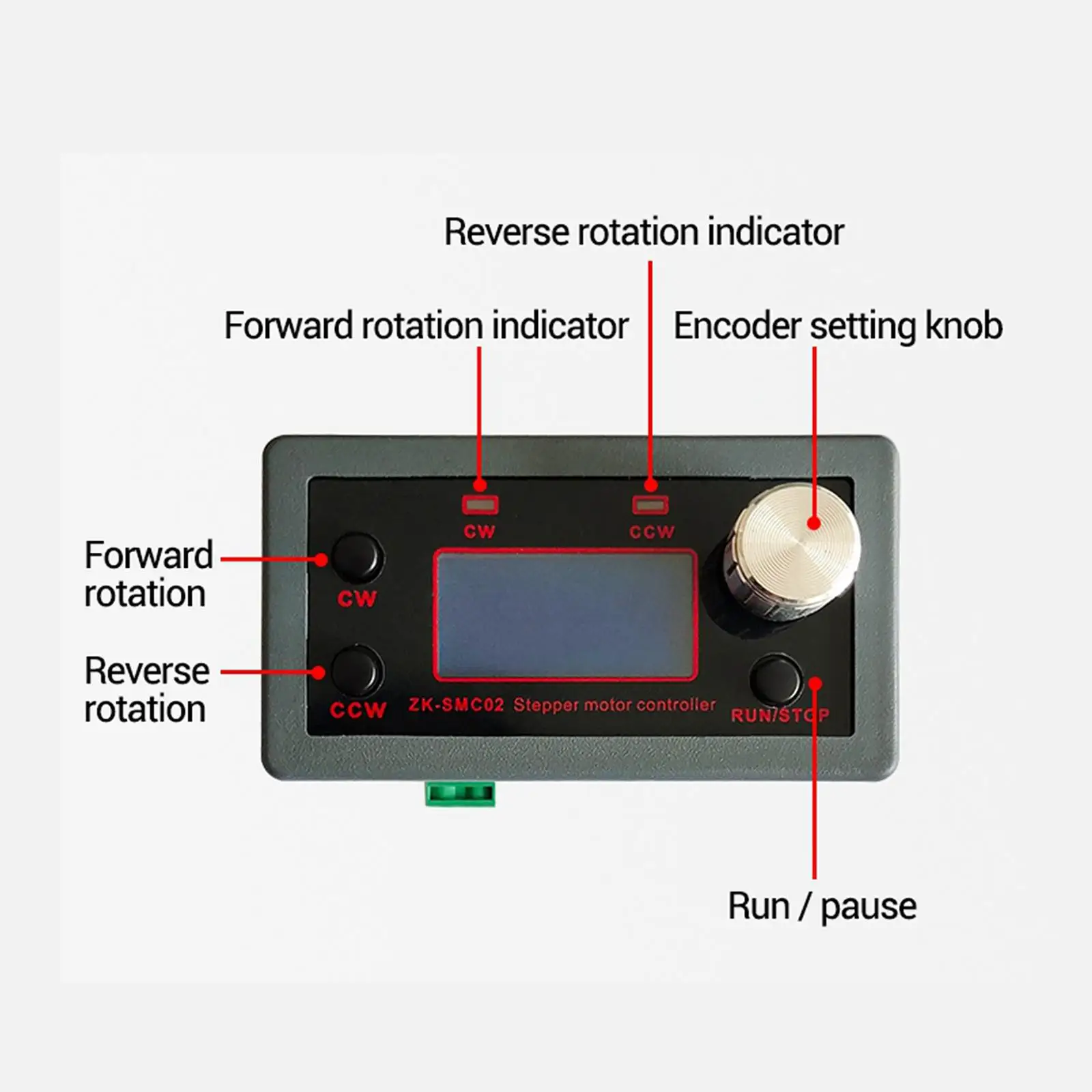 

Драйвер и контроллер шагового двигателя 42/57, интегрированная плата с ПЛК, последовательной связью, ЖК-дисплеем, DC 10-30В, 4А