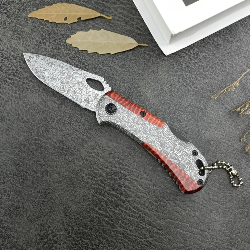 Cuchillo plegable láser X82, cuchillo táctico, cuchillo plegable de caza para acampar al aire libre, cuchillo EDC multifuncional, cuchillo de autodefensa para pies