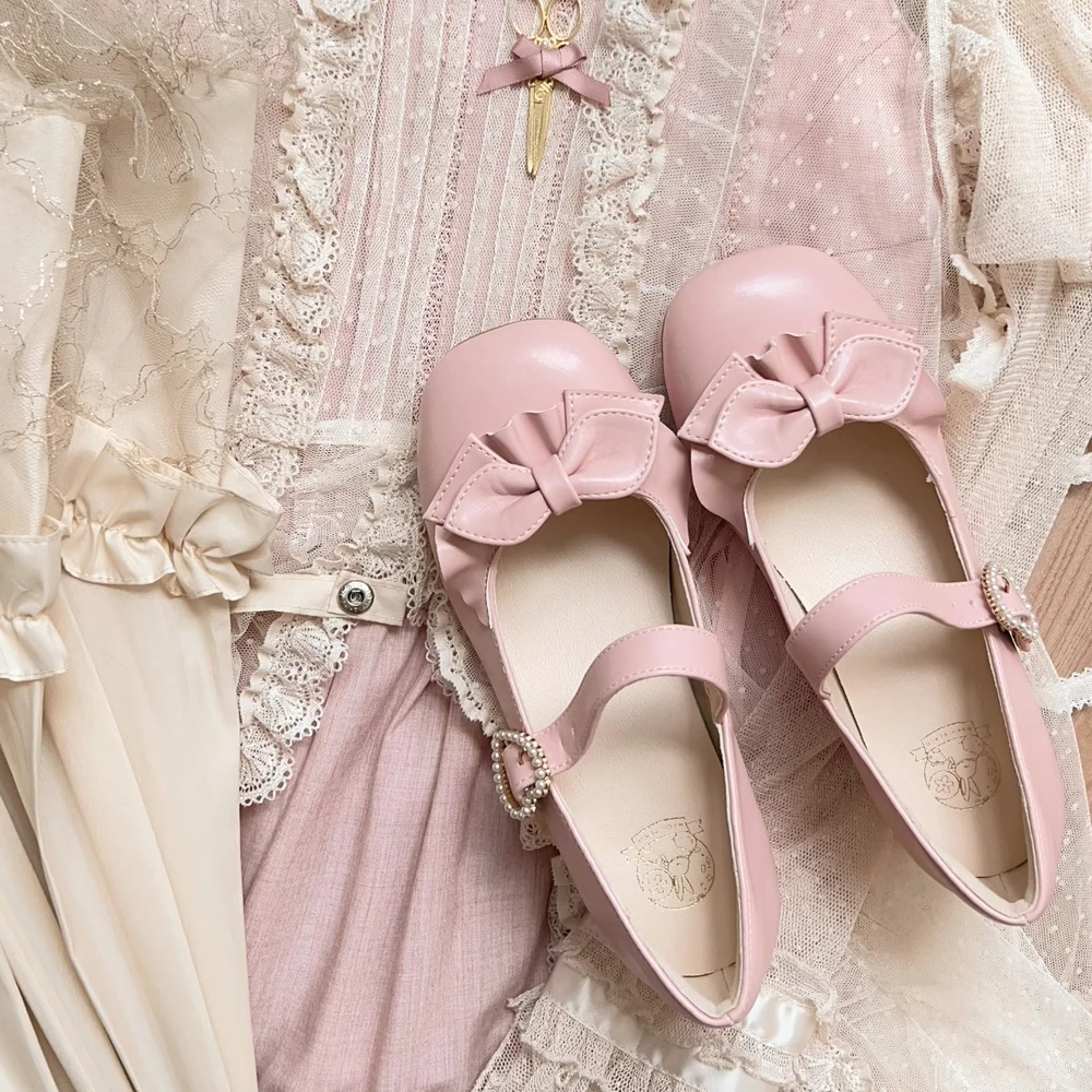 

Женская обувь в стиле Лолиты, летние туфли Мэри Джейн на низком каблуке, повседневные туфли на платформе с пряжкой для девочек