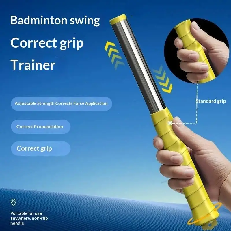 Badminton-Schlagtraining-Hilfsmittel Hochwertiger Rutschfester Griff Haltungskorrektur für Anfänger im Badminton – Detail 4