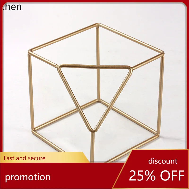 

H1 model home decor items, living room tabletop crafts, geometric irregular quadrilateral line frame ornaments