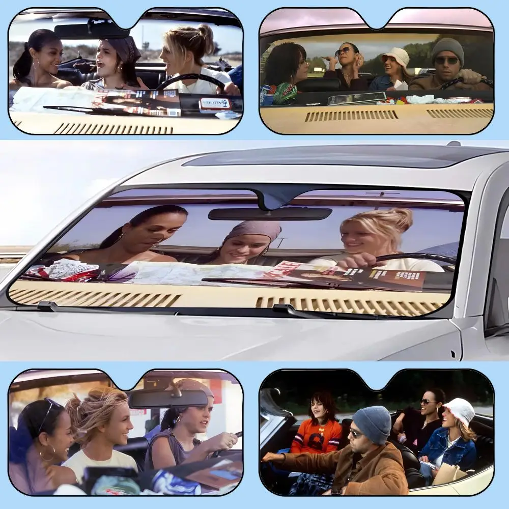 

Movie Crossroads Sun Visor Retractable Car Sun Visor Anti-Glare UV Protection Front Window Sunshade