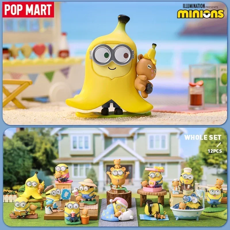 

POP MART Minions: Rise of Gru Better Together Series Blind Box Guess Bag Desktop Decoration Cute Model Gift Girl Toys Anime