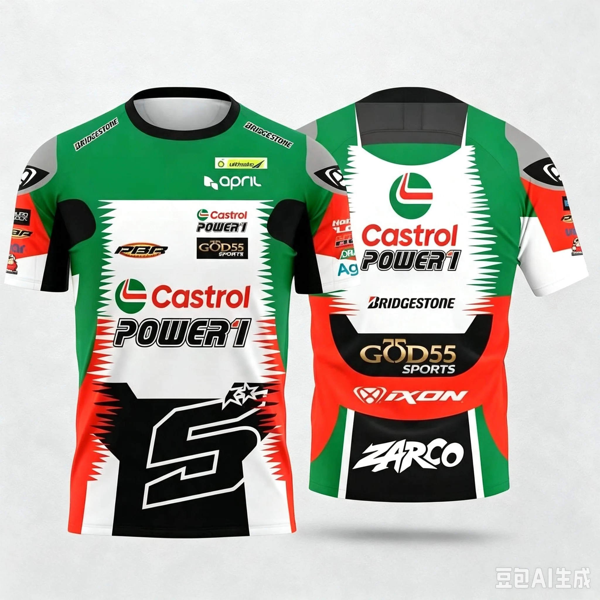 Johann Zarco No.5 Moto Racing T-Shirt 3D Print Jersey Quick Dry Unisex  Motorcycle Sports Casual Short Sleeve TopFamily Matching