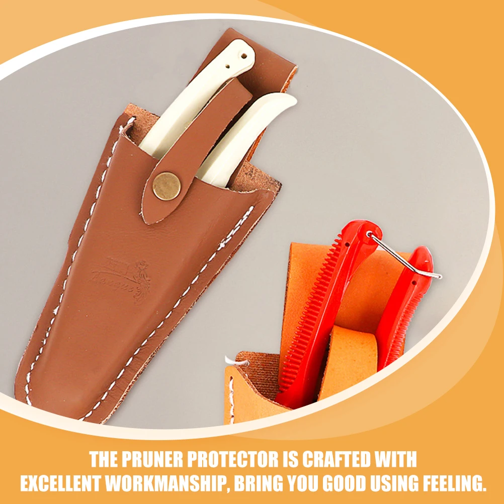 

2pcs Pruning Shear Covers Scissor Protectors Gardening Pliers Holders Durable Protective Cases Tool Storage Hand Safety