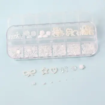 12格混合3D龐克銀色心型十字架金屬美甲裝飾復古不同設計十字架美甲藝術飾品 10 最佳銷售 釘十字架吊墜 - №2